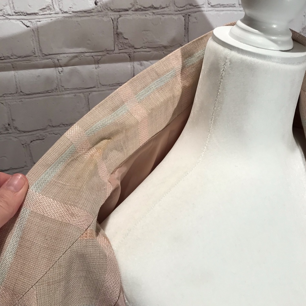 Linen Suit Jacket, Subtle Colors. Throwback! - image 2